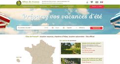 Desktop Screenshot of gites-de-france.com